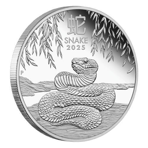 1 oz 2025 Lunar Year of the Snake Proof Silver Coin | Perth Mint