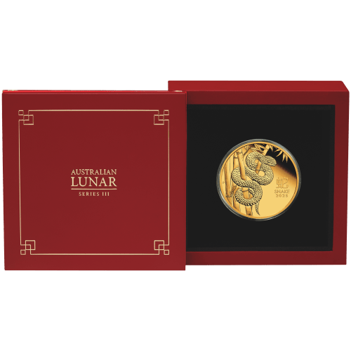 1 oz 2025 Lunar Year of the Snake Proof Gold Coin | Perth Mint