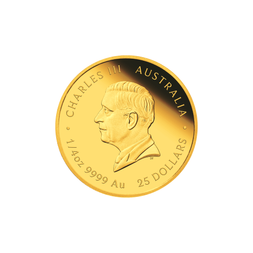 Pièce 1/4 once d'or Épreuve numismatique Année lunaire du Serpent 2025 | Monnaie de Perth