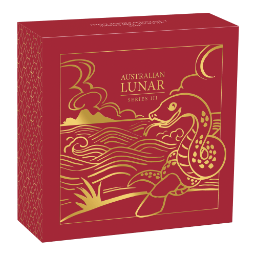 Pièce 1/4 once d'or Épreuve numismatique Année lunaire du Serpent 2025 | Monnaie de Perth