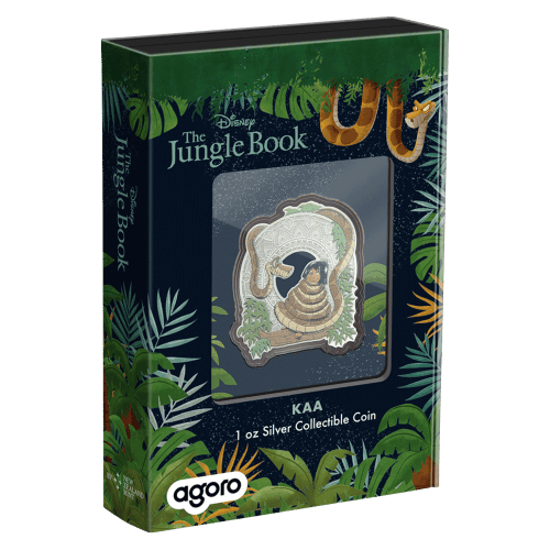 1 oz 2025 The Jungle Book Lunar Year of the Snake: Kaa Silver Coin | Agoro by New Zealand Mint