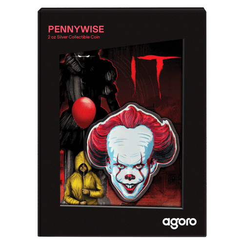 2 oz 2024 Pennywise Shaped Silver Coin | Agoro by New Zealand Mint