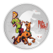 1 oz 2024 Scooby Doo: Ruh Roh Colourized Silver Coin | Agoro by New Zealand Mint