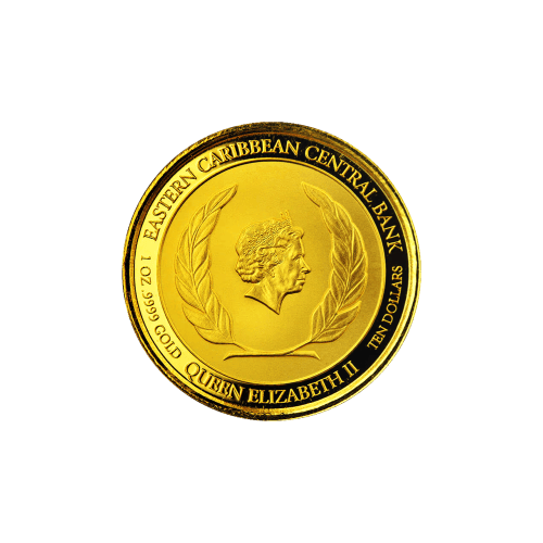 1 oz Assorted Eastern Caribbean 8 Gold Coin | Scottsdale Mint