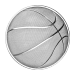 Ronde 1 once d'argent Dôme de basketball 2016 | Monarch Precious Metals