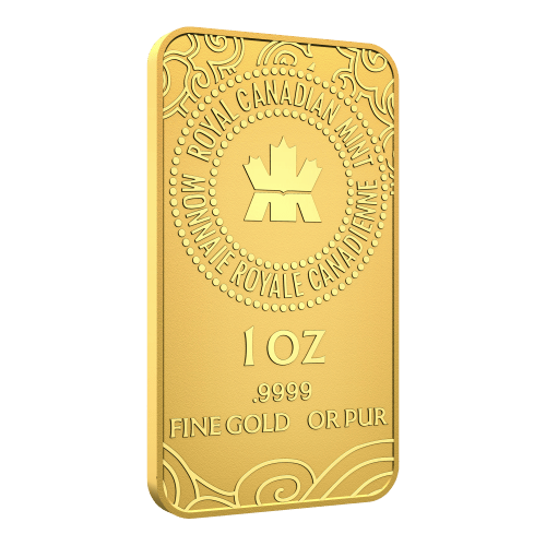 1 oz 2025 Lunar Year of The Snake Gold Bar | Royal Canadian Mint
