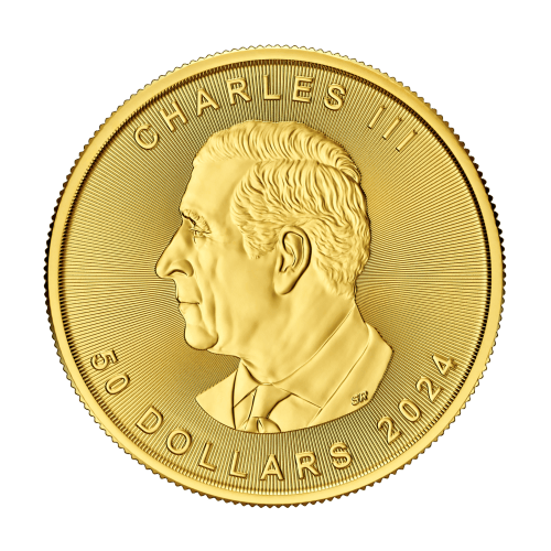 1 oz 2024 Canadian Maple Leaf: Single-Sourced Agnico Eagle Detour Lake Gold Coin | Royal Canadian Mint