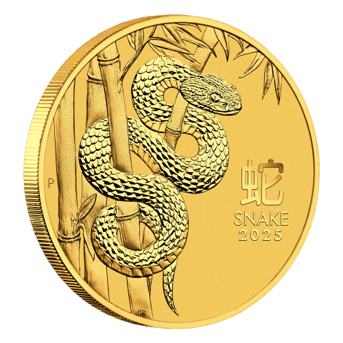 1 oz 2025 Lunar Year of the Snake Gold Coin | Perth Mint