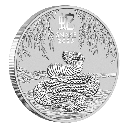 Pièce 1 once d'argent Lunaire Année du Serpent 2025 | Monnaie de Perth