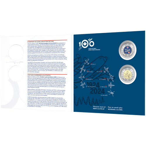 2024 100th Anniversary of the Royal Canadian Air Force Commemorative Card | Royal Canadian Mint