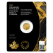 Pièce 1/10 once d'or Précieuse feuille d'érable Marque d'atelier Ours polaire 2025 | Monnaie royale canadienne