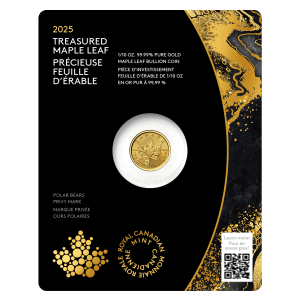 西18】GOLD 1/10 OZ 文字盤　CANADA】925/SILVER 1/10th Gold Coins