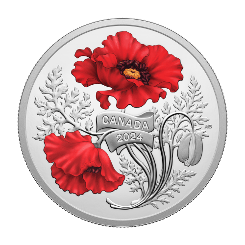 1 oz 2024 Remembrance Day Silver Coin | Royal Canadian Mint