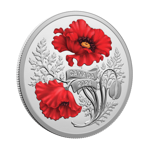 1 oz 2024 Remembrance Day Silver Coin | Royal Canadian Mint