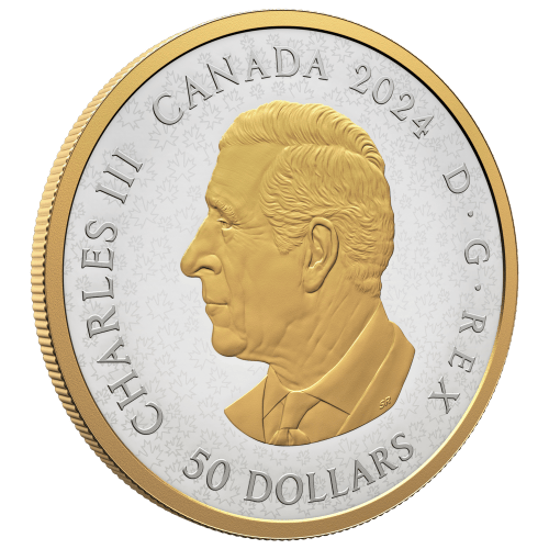 5 oz 2024 Heraldic Landscape: Birds of Canada Silver Coin | Royal Canadian Mint