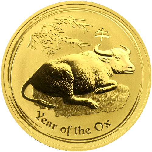 1 oz 2009 Lunar Year of the Ox Proof Gold Coin | Perth Mint