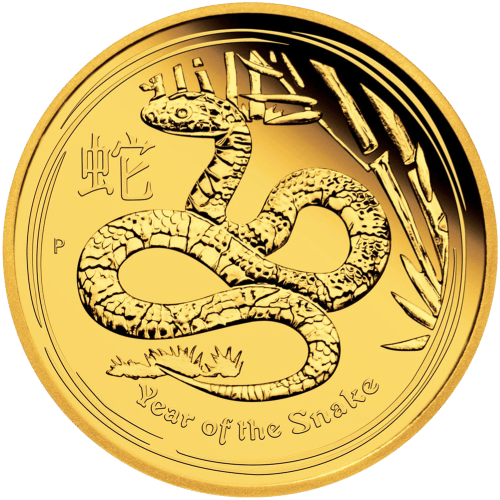 1 oz 2013 Lunar Year of the Snake Proof Gold Coin | Perth Mint