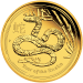 1 oz 2013 Lunar Year of the Snake Proof Gold Coin | Perth Mint