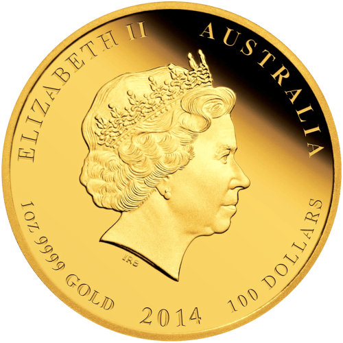 Ensemble de 3 pièces en or Lunaire Année du Cheval 2014 | Monnaie de Perth