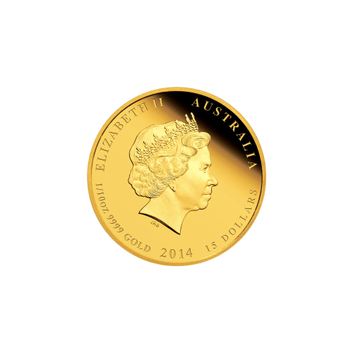 Ensemble de 3 pièces en or Lunaire Année du Cheval 2014 | Monnaie de Perth