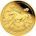 Ensemble de 3 pièces en or Lunaire Année du Cheval 2014 | Monnaie de Perth