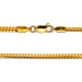 22.79 gram 22 kt Foxtail Style Gold Necklace
