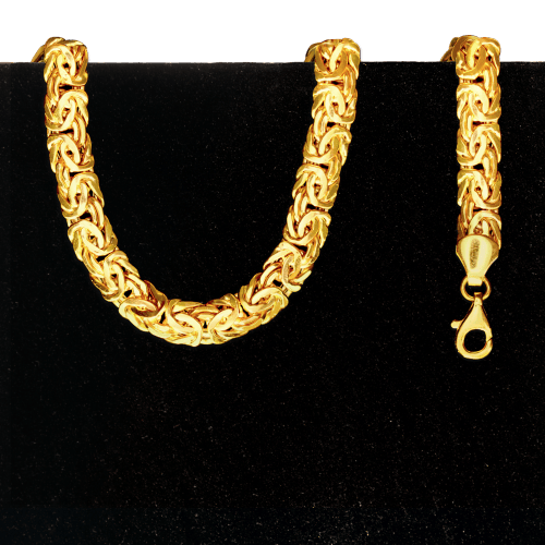 11.2 gram 22 kt Byzantine Style Gold Bracelet