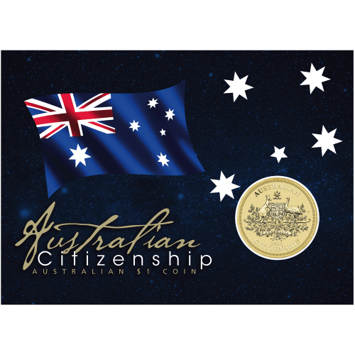 $1 2025 Australian Citizenship Bronze Coin in Card | Perth Mint