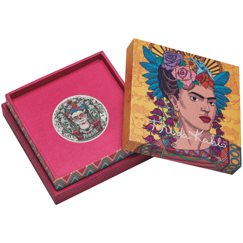 2 oz 2024 Frida Kahlo Antiqued Colourized Silver Coin | Perth Mint
