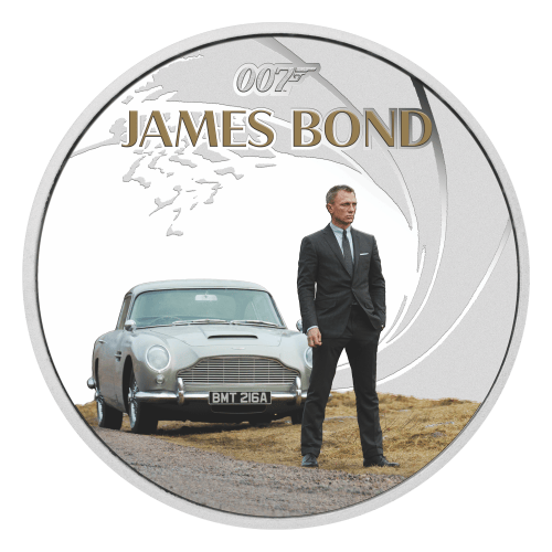 1 oz 2024 James Bond: Daniel Craig Colourized Proof Silver Coin | Perth Mint