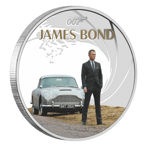 1 oz 2024 James Bond: Daniel Craig Colourized Proof Silver Coin | Perth Mint