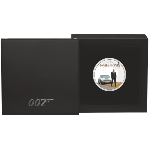 1 oz 2024 James Bond: Daniel Craig Colourized Proof Silver Coin | Perth Mint