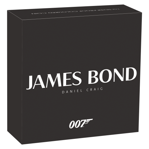1 oz 2024 James Bond: Daniel Craig Colourized Proof Silver Coin | Perth Mint