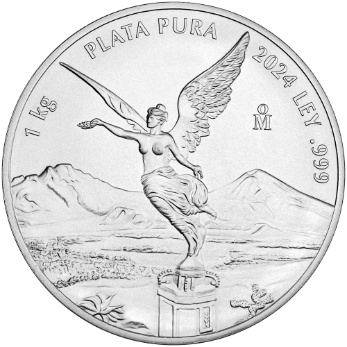 1 kilo 2024 Mexican Libertad Silver Coin | Mexican Mint