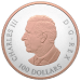 Pièce 10 onces d'argent plaqué or rose Épreuve numismatique Feuille d'érable brillantes 2025 | Monnaie royale canadienne