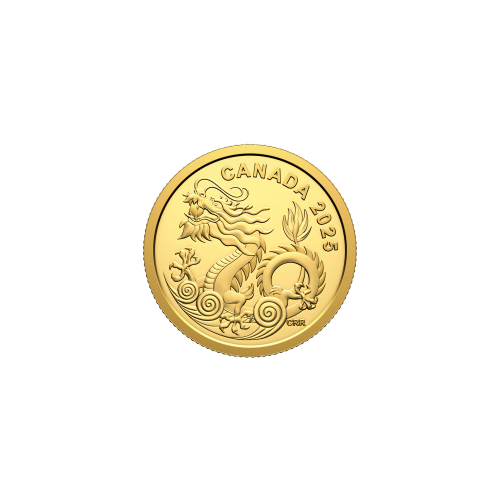 1/20 oz 2025 Water Dragon Proof Gold Coin | Royal Canadian Mint