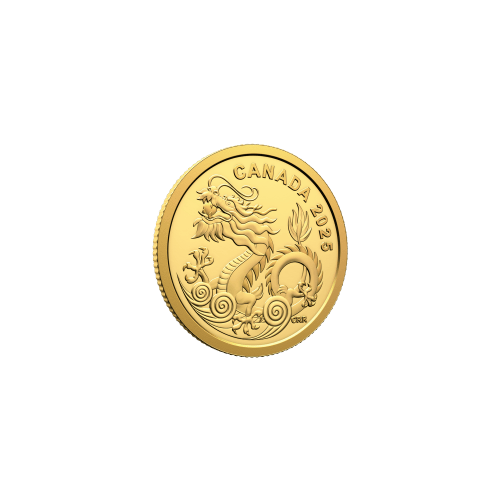 1/20 oz 2025 Water Dragon Proof Gold Coin | Royal Canadian Mint