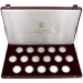 Ensemble de 16 pièces 1 once d'argent sterling Épreuve numismatique Commémoration du mariage royal 1981 | La Monnaie royale