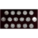 Ensemble de 16 pièces 1 once d'argent sterling Épreuve numismatique Commémoration du mariage royal 1981 | La Monnaie royale
