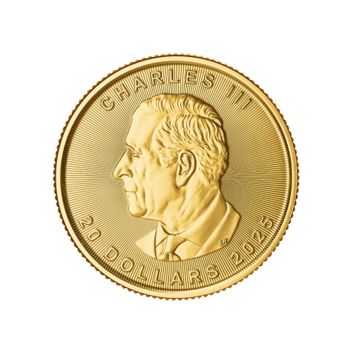 Pièce 1/2 once d'or Feuille d'érable canadienne 2025 | Monnaie royale canadienne
