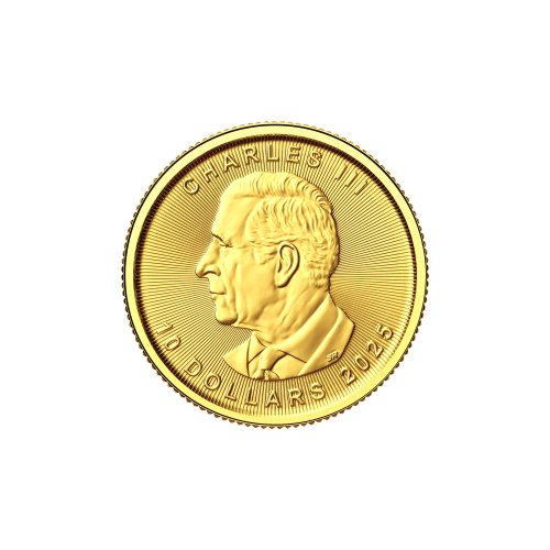Pièce 1/4 once d'or Feuille d'érable canadienne 2025 | Monnaie royale canadienne