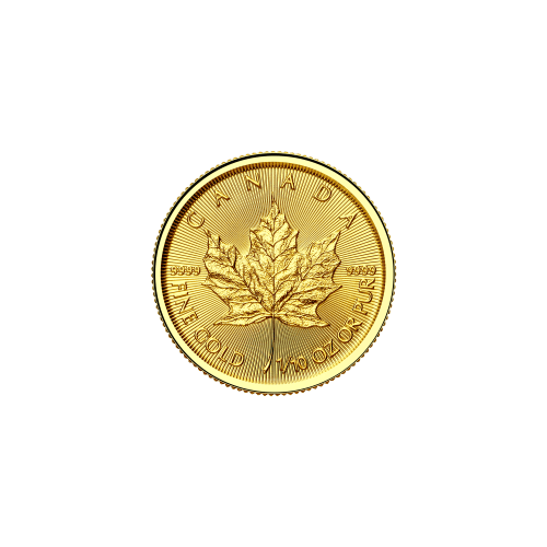 Pièce 1/10 once d'or Feuille d'érable canadienne 2025 | Monnaie royale canadienne