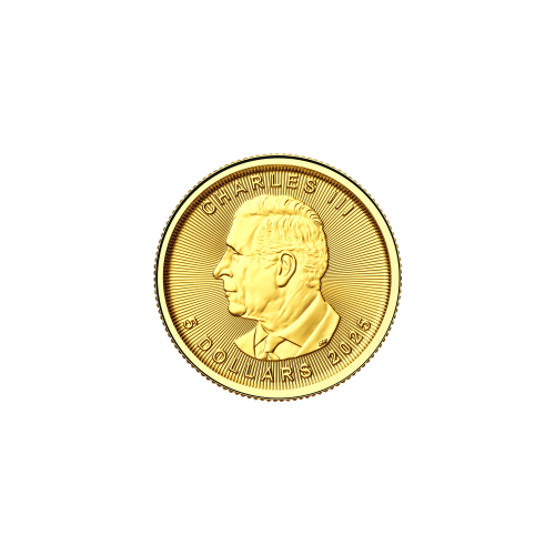 Pièce 1/10 once d'or Feuille d'érable canadienne 2025 | Monnaie royale canadienne