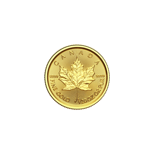 Pièce 1/20 once d'or Feuille d'érable canadienne 2025 | Monnaie royale canadienne