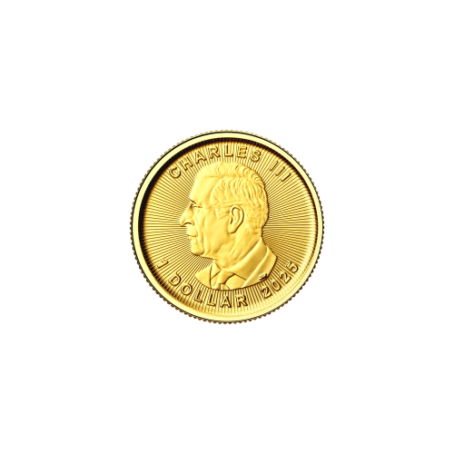 Pièce 1/20 once d'or Feuille d'érable canadienne 2025 | Monnaie royale canadienne