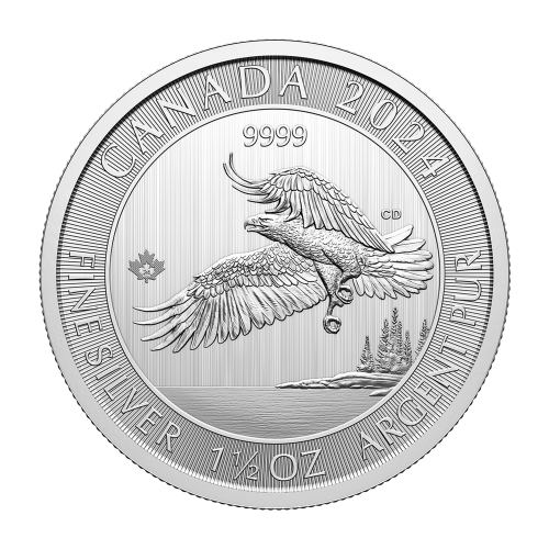 Random Year 1.5 oz Bald Eagle with Claws Silver Coin | Royal