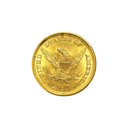 Pièce en or MS-65 Liberté Aigle $2,5 Année aléatoire | Monnaie des États-Unis