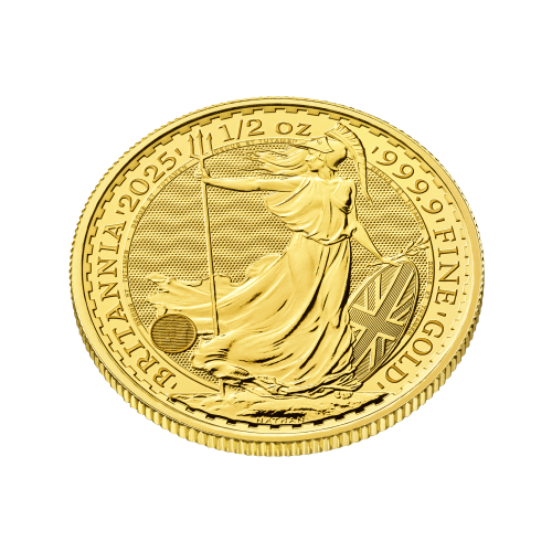 1/2 oz 2025 Britannia Gold Coin | The Royal Mint