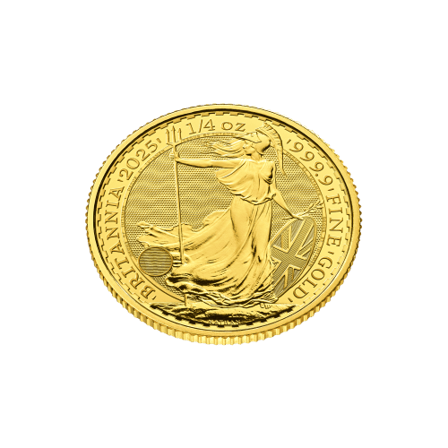 1/4 oz 2025 Britannia Gold Coin | The Royal Mint