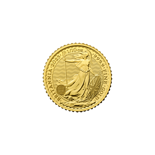 Pièce 1/10 once d'or Britannia 2025 | La Monnaie royale